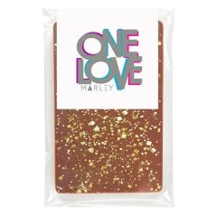 Belgian Chocolate Bars - Gold Flakes - 1 Oz