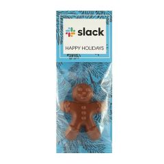 Belgian Chocolate In Billboard Header Bag - Gingerbread Man