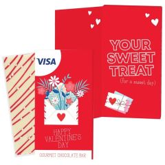 Belgian Chocolate Valentine's Day White Chocolate W/ Drizzle