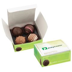 Belgian Truffle Boxes Featuring Soft-Touch Finish