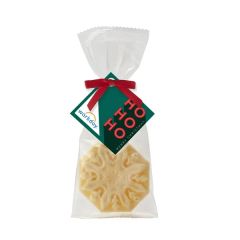 Belgian White Chocolate In Favor Bag - Snowflake
