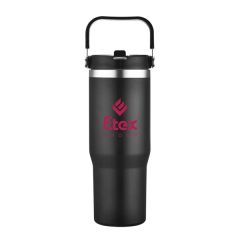 Belinda Vacuum Travel Mug W/ Carrier - 30 Oz