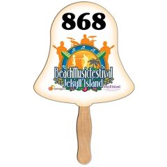 Bell Auction Hand Fan Full Color
