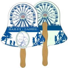 Bell Hand Fan Full Color 2 Sides
