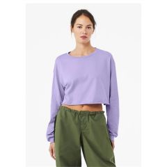 Bella + Canvas Fwd Fashion Ladies' Cropped Long-Sleeve T-...