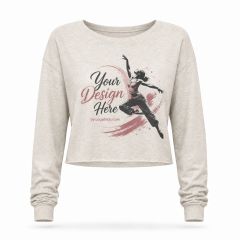 Bella Canvas Ladies' Cropped Long Sleeve Shirt - Special Offer