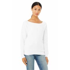Bella + Canvas Ladies' Sponge Fleece Wide Neck Sweatshirt