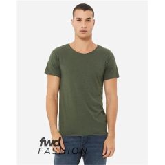 Bella Canvas Unisex Fwd Fashion Triblend Raw Neck Tee