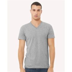 Bella Canvas Unisex Heather Cvc V-Neck Tee