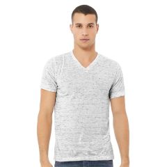 Bella Canvas Unisex Textured Jersey V-Neck Tee