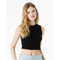 Bella Canvas Women's Micro Rib Muscle Crop Tank