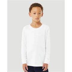 Bella Canvas Youth Heather Cvc Long Sleeve Tee