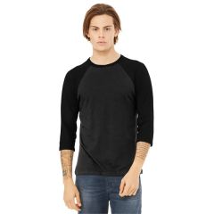 Bellacanvas Unisex 3/4-Sleeve Baseball Tee