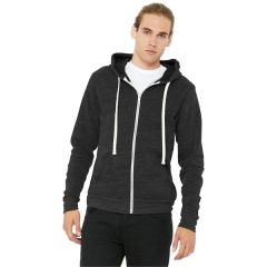 Bellacanvas Unisex Triblend Sponge Fleece Full-Zip Hoodie