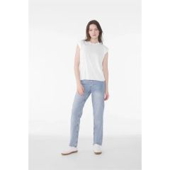 Bellacanvas Women's Flowy Muscle Tee With Rolled Cuffs