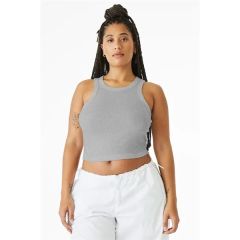 Bellacanvas Women's Micro Rib Racer Tank