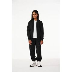 Bellacanvas Youth Sponge Fleece Full-Zip Hooded Sweatshirt