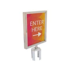 Belt Barrier Sign Holder Kit