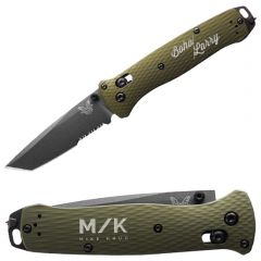 Benchmade Bailout Woodland Green Aluminum Knife
