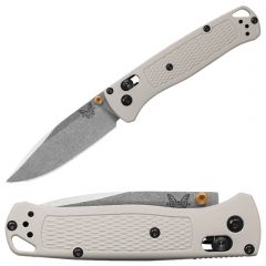 Benchmade Bugout Tan Grivory Knife