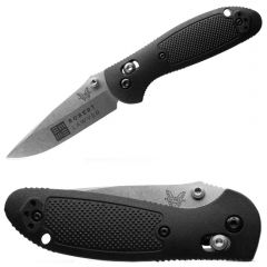 Benchmade Griptilian Black Grivory Drop Point Knife