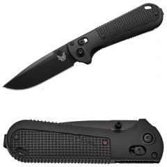 Benchmade Redoubt Black Grivory Drop Point Knife