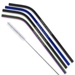 Bent Stainless Steel Straws