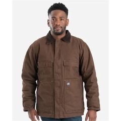 Berne Apparel Men's Highland Washed Chore Jacket