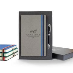 Bi Band Medio Lined Ivory Page Journal Gift Set
