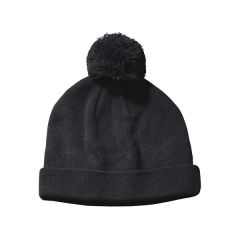 Big Accessories Pom Cuffed Beanie