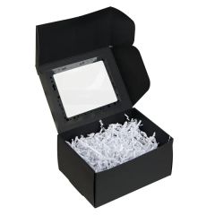 Big Black Window Gift Box 8 Inch X 5 Inch X 3.5 Inch