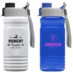 Big Grip 20 Oz Transparent Bottle - Snap Lid