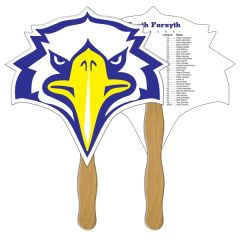 Bird Hand Fan Full Color 2 Sides