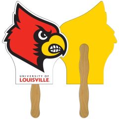 Bird Head Hand Fan Full Color 2 Sides