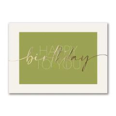 Birthday Greetings To You Card