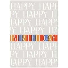 Birthday In Color - Greeting Card