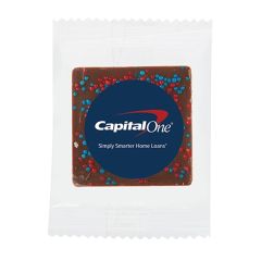 Bite Size Belgian Chocolate Squares - Nonpareil Sprinkles