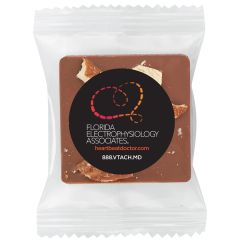 Bite Size Belgian Chocolate Squares - Salted Pretzel