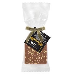 Bite Size Chocolate Square Gift Bag - Gold Flakes