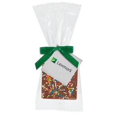 Bite Size Chocolate Square Gift Bag - Rainbow Sprinkles