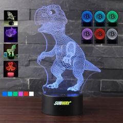 Bitglow 3D Rgb Bitcoin Lamp
