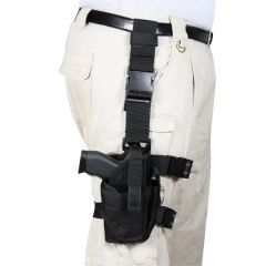 Black Deluxe Adjustable Drop-Leg Tactical Holster