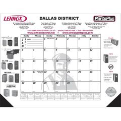 Black Desk Calendar