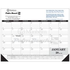 Black Desk Calendar
