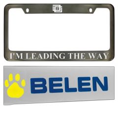 Black Nickel Plated Solid Brass License Plate Frame