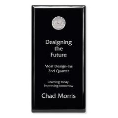 Black Plaque - 6 X 12