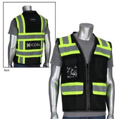 Black Tt 11 Pocket Tech-Ready Mesh Surveyors Vest