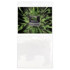 Blank Clear ID/Badge Holder 4.25wx 3.875h