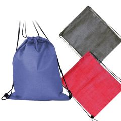 Blank, Criss Cross Nw Drawstring Backpack