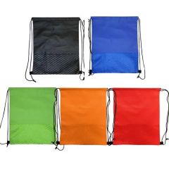 Blank, Wave Nw Drawstring Backpack